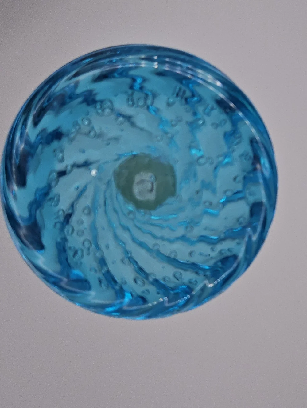 Vintage Bullicante Swirl Art Glass Bud Vase